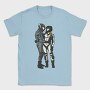 Motorcyclist Couple Love, Tricou Barbati (Unisex)