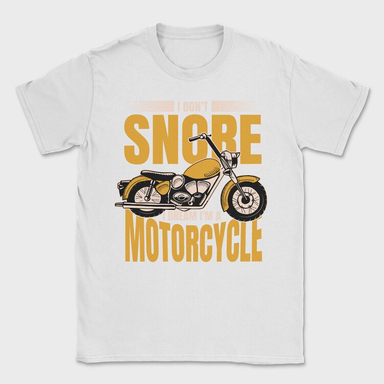 Motorcycle Dream Quote, Tricou Barbati (Unisex)