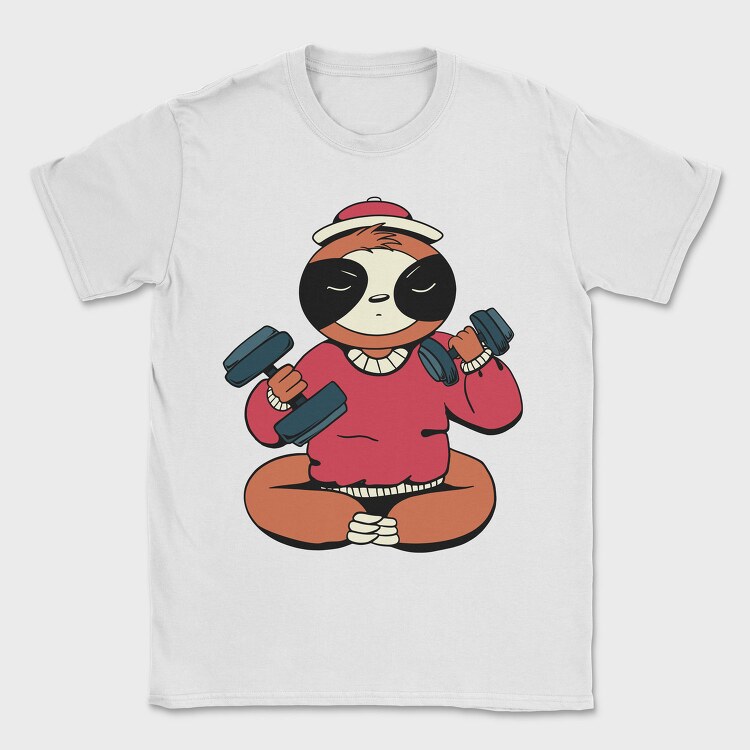 Sloth Exercise, Tricou Barbati (Unisex)