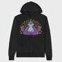 Sloth Doing Meditation Lotus Yoga Pose, Hanorac Oversize Barbati (Unisex)