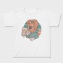 Sloth Animal With Beer Cartoon, Tricou Copii