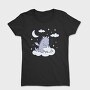Sleepy Cute Dragon Tote, Tricou Femei