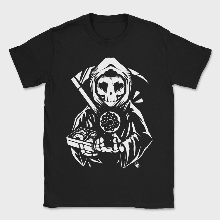 Grim Reaper Donut Love Pillow, Tricou Barbati (Unisex)