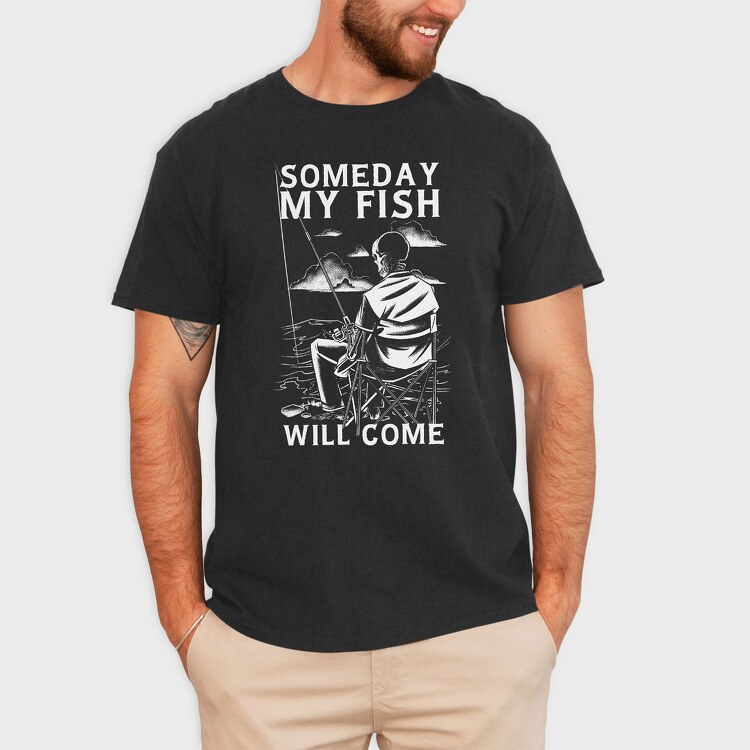 Someday My Fish Will Come, Tricou Barbati (Unisex)