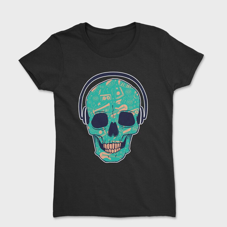 Skull Dj, Tricou Femei