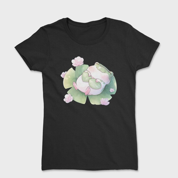 Sleeping Frog Lily Pad Froggy, Tricou Femei