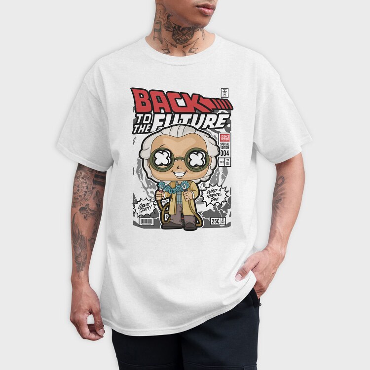 Back To The Future Doc, Tricou Barbati (Unisex)