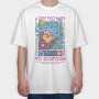 Sky Gaze Girl Maximalism, Tricou Oversize Barbati (Unisex)