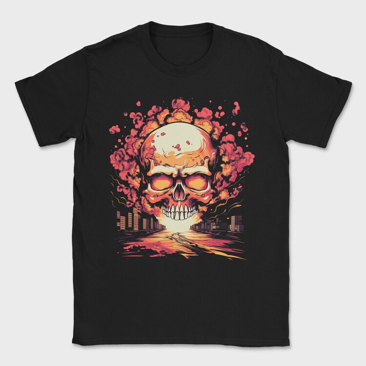 Skull Death Explosion, Tricou Barbati (Unisex)
