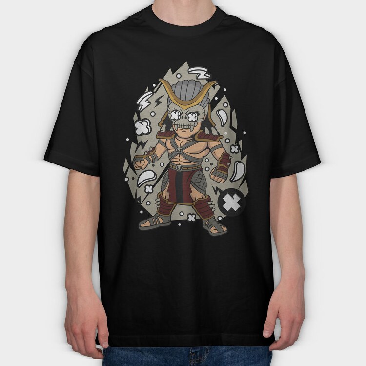 Savage Samurai Strike, Tricou Oversize Barbati (Unisex)