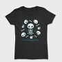 Skulls And Skeletons Cute Mug, Tricou Femei
