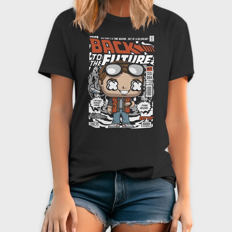 Back To The Future Funko, Tricou Barbati (Unisex)