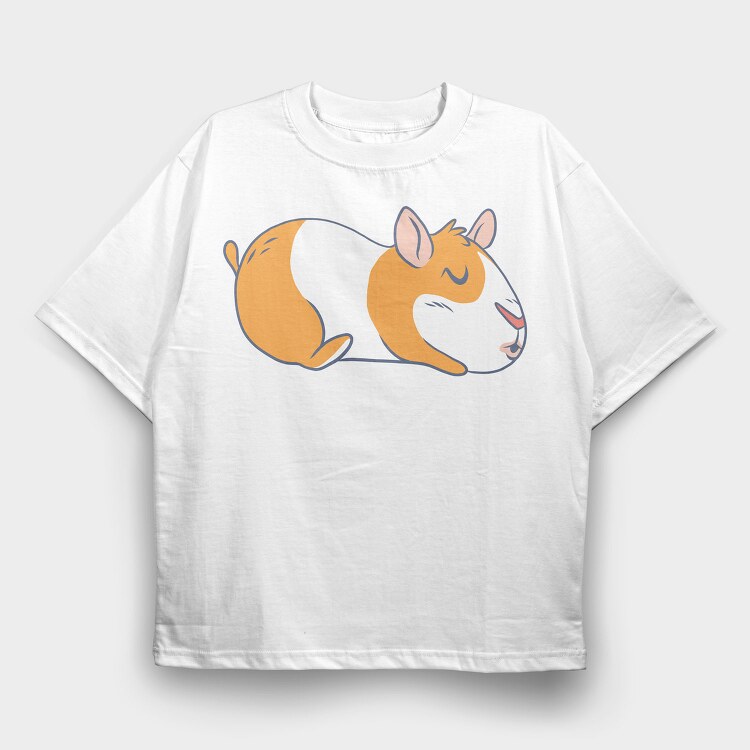 Sleepy Squirrel, Tricou Oversize Barbati (Unisex)