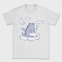 Sleepy Cute Dragon Tote, Tricou Barbati (Unisex)