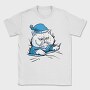 Sleepy Cat Animal In Pajamas, Tricou Barbati (Unisex)