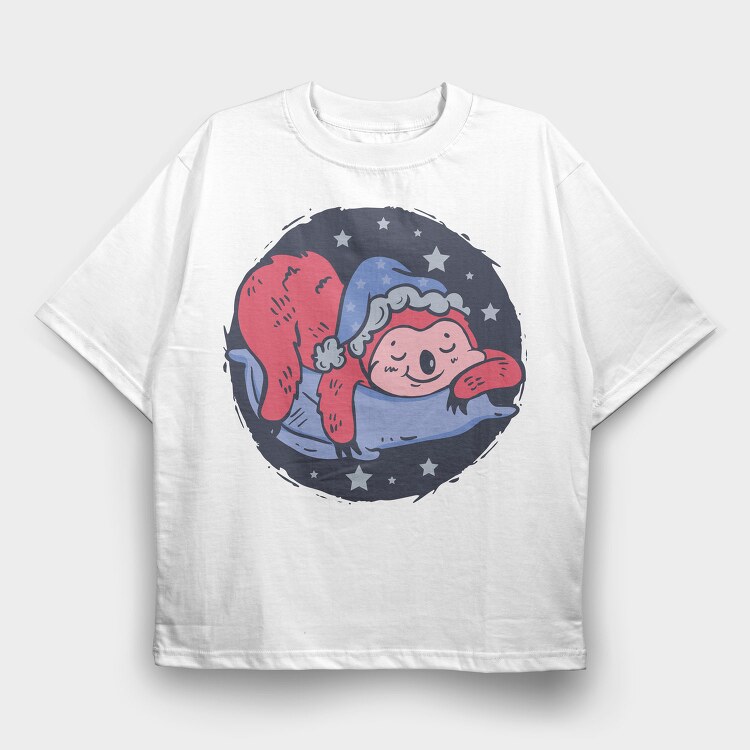 Sleeping Sloth On A Pillow Cap, Tricou Oversize Barbati (Unisex)