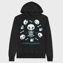 Skulls And Skeletons Cute Mug, Hanorac Oversize Barbati (Unisex)