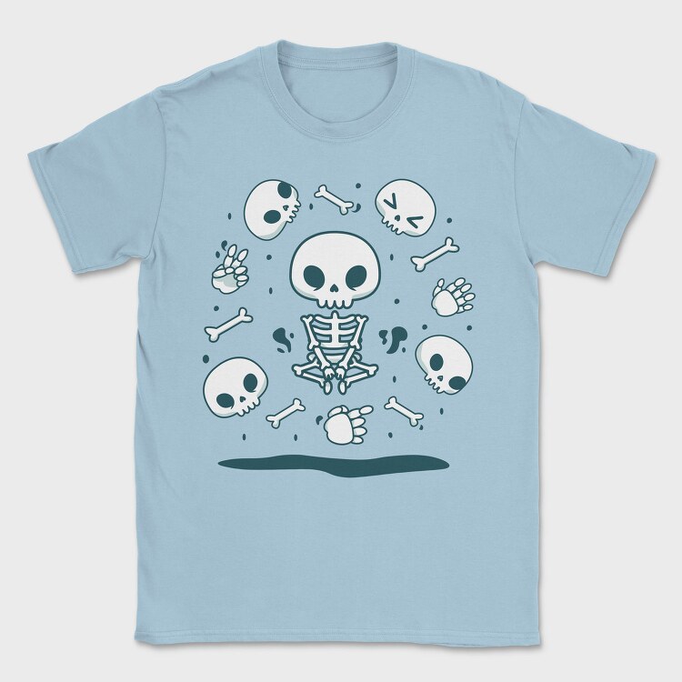 Skulls And Skeletons Cute Mug, Tricou Barbati (Unisex)