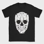 Skull Made Of Cat Animals, Tricou Barbati (Unisex)