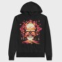 Skull Death Explosion, Hanorac Oversize Barbati (Unisex)