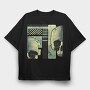 Skull Code Tote, Tricou Oversize Barbati (Unisex)