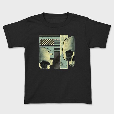 Skull Code Tote, Tricou Copii