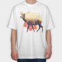 Moose, Tricou Oversize Barbati (Unisex)