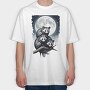 Moonlit Three Opossum, Tricou Oversize Barbati (Unisex)