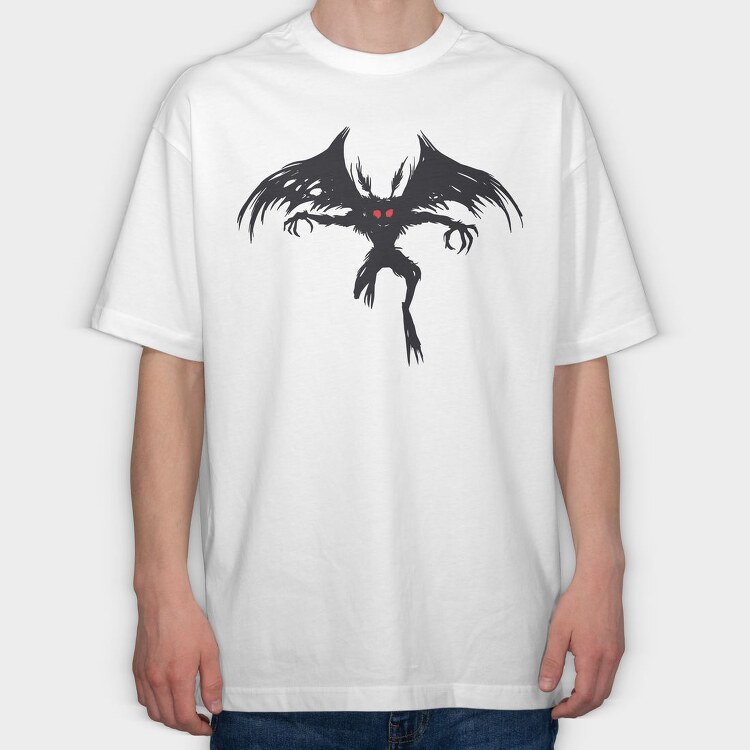 Mothman, Tricou Oversize Barbati (Unisex)