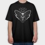 Goth Night Moth Death, Tricou Oversize Barbati (Unisex)