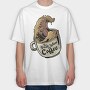 Great Wave Coffee Cup, Tricou Oversize Barbati (Unisex)
