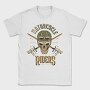 Skull Biker 04, Tricou Barbati (Unisex)