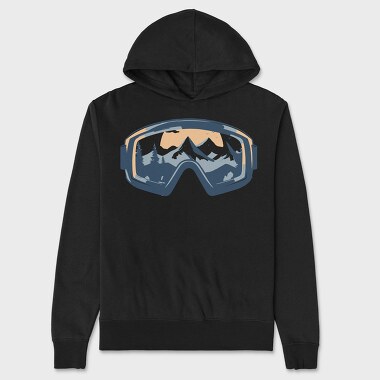 Skiing Goggles, Hanorac Oversize Barbati (Unisex)