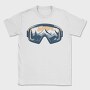 Skiing Goggles, Tricou Barbati (Unisex)