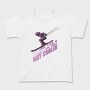 Skier Action Quote, Tricou Copii