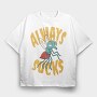 Mosquito Cartoon Quote, Tricou Oversize Barbati (Unisex)