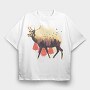 Moose, Tricou Oversize Barbati (Unisex)