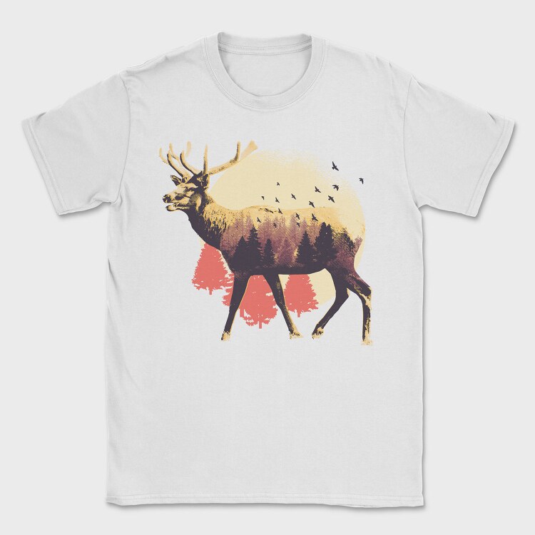 Moose, Tricou Barbati (Unisex)
