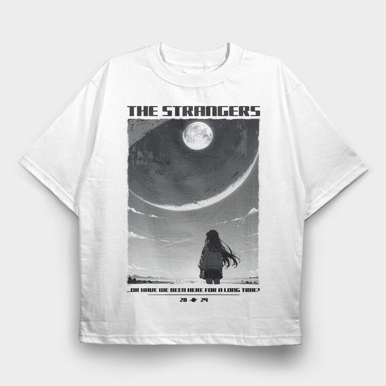 Moonlit Stranger Trend The Strangers, Tricou Oversize Barbati (Unisex)