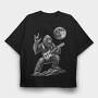 Moonlight Bigfoot Concert Rocking, Tricou Oversize Barbati (Unisex)