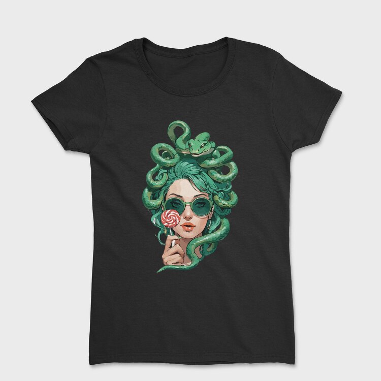 Modern Medusa With Sunglasses, Tricou Femei