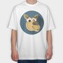 Mooch Moose Mascot, Tricou Oversize Barbati (Unisex)