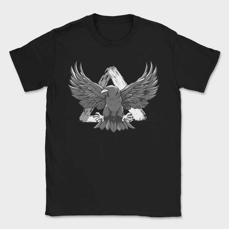 Monochrome Eagle Bird Flight, Tricou Barbati (Unisex)