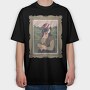Mona Lisa Helmet, Tricou Oversize Barbati (Unisex)