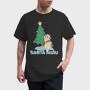 Chistmas Cat, Tricou Barbati (Unisex)