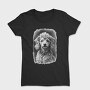 Miniature Poodle Portrait, Tricou Femei