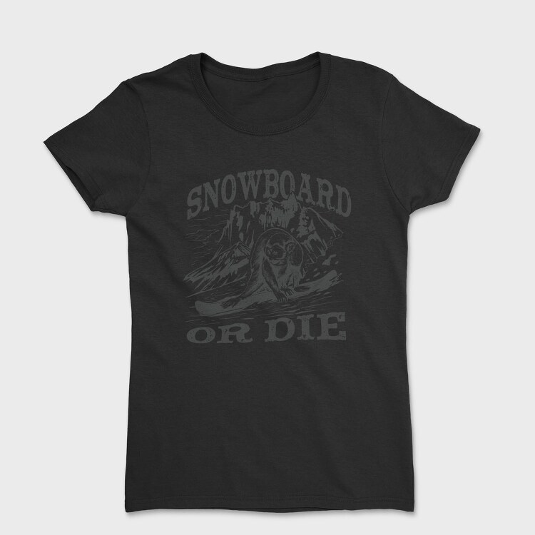 Monkey Snowboarding, Tricou Femei