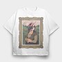 Mona Lisa Helmet, Tricou Oversize Barbati (Unisex)