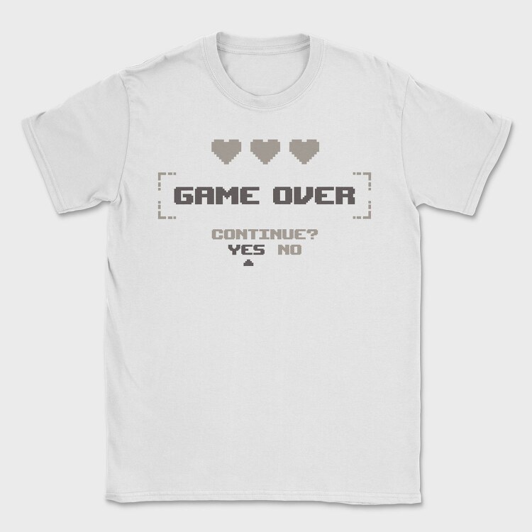 Minimalist Gamer Retro 05, Tricou Barbati (Unisex)