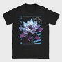 Metallic Lotus Flowers Metal Trap Chromed, Tricou Barbati (Unisex)